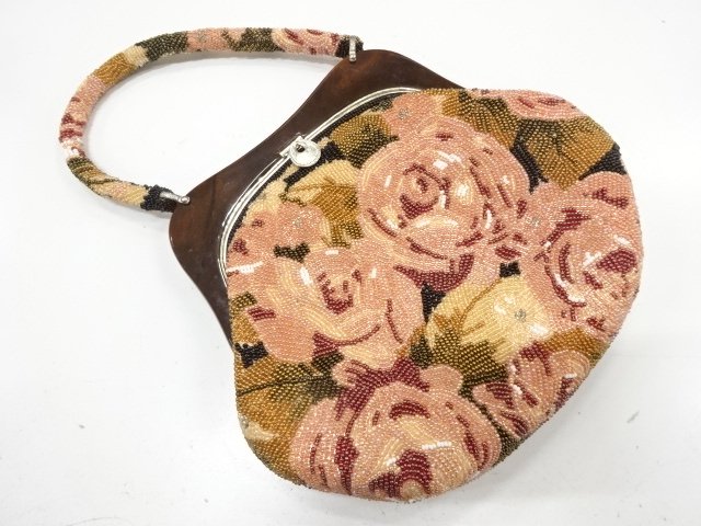 ビーズ　ハンドバッグ